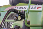 07.04.2026, Landwirtschaft, Bad Wörishofen im Allgäu. Bauern kämpfen mit hohen Diesel-Preisen für ihre Landmaschinen. Hier wird ein Fendt-Traktor beim V-Markt in Bad Wörishofen betankt.