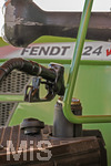 07.04.2026, Landwirtschaft, Bad Wörishofen im Allgäu. Bauern kämpfen mit hohen Diesel-Preisen für ihre Landmaschinen. Hier wird ein Fendt-Traktor beim V-Markt in Bad Wörishofen betankt.