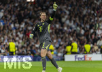 07.04.2026, Fussball UEFA Championsleague 2025/2026: Viertelfinale, Real Madrid - FC Bayern München, im Estadio Bernabeu in Madrid (Spanien),  Torwart Manuel Neuer (FC Bayern München) Torjubel 
  
