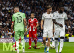 07.04.2026, Fussball UEFA Championsleague 2025/2026: Viertelfinale, Real Madrid - FC Bayern München, im Estadio Bernabeu in Madrid (Spanien),  Harry Kane (FC Bayern München) nachdenklich 
  
