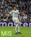 07.04.2026, Fussball UEFA Championsleague 2025/2026: Viertelfinale, Real Madrid - FC Bayern München, im Estadio Bernabeu in Madrid (Spanien),  Kylian Mbappe (Real Madrid) am Ball 
  
