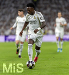 07.04.2026, Fussball UEFA Championsleague 2025/2026: Viertelfinale, Real Madrid - FC Bayern München, im Estadio Bernabeu in Madrid (Spanien),  Vinicius Junior (Real Madrid)  
  
