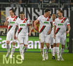 10.04.2026, Fussball 1. Bundesliga 2025/2026, 29.Spieltag, FC Augsburg - TSG 1899 Hoffenheim, in der WWK-Arena Augsburg. Torjubel von Michael Gregoritsch (Augsburg) 
 

