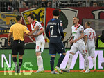 10.04.2026, Fussball 1. Bundesliga 2025/2026, 29.Spieltag, FC Augsburg - TSG 1899 Hoffenheim, in der WWK-Arena Augsburg. 