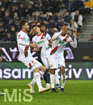10.04.2026, Fussball 1. Bundesliga 2025/2026, 29.Spieltag, FC Augsburg - TSG 1899 Hoffenheim, in der WWK-Arena Augsburg. Alexis Julian Claude-Maurice (FC Augsburg) ärgert sich , er hat zuvor einen Elfmeter verschossen
 

