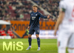 10.04.2026, Fussball 1. Bundesliga 2025/2026, 29.Spieltag, FC Augsburg - TSG 1899 Hoffenheim, in der WWK-Arena Augsburg. Grischa Prömel (TSG 1899 Hoffenheim) in Rage 