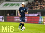 10.04.2026, Fussball 1. Bundesliga 2025/2026, 29.Spieltag, FC Augsburg - TSG 1899 Hoffenheim, in der WWK-Arena Augsburg. Albian Hajdari (TSG 1899 Hoffenheim) mit Kopf-Turban-Verband