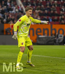 10.04.2026, Fussball 1. Bundesliga 2025/2026, 29.Spieltag, FC Augsburg - TSG 1899 Hoffenheim, in der WWK-Arena Augsburg. Torwart Finn Dahmen (FC Augsburg) 