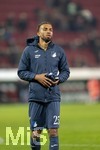10.04.2026, Fussball 1. Bundesliga 2025/2026, 29.Spieltag, FC Augsburg - TSG 1899 Hoffenheim, in der WWK-Arena Augsburg. Kevin Akpoguma (TSG 1899 Hoffenheim) nach dem Spiel 