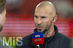 10.04.2026, Fussball 1. Bundesliga 2025/2026, 29.Spieltag, FC Augsburg - TSG 1899 Hoffenheim, in der WWK-Arena Augsburg. Trainer Christian Ilzer (Hoffenheim) beim SKY-Sport Interview.