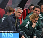 14.04.2026,  WM-Qualifikation Europa, Frauen 2026, 3.Spieltag, Deutschland - Österreich, im Max-Morlock-Stadion Nürnberg, Trainer Christian Wück (Deutschland) nachdenklich.