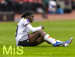 14.04.2026,  WM-Qualifikation Europa, Frauen 2026, 3.Spieltag, Deutschland - Österreich, im Max-Morlock-Stadion Nürnberg, Nicole Anyomi (Deutschland) am Boden 