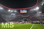 15.04.2026,  Fussball UEFA Championsleague 2025/2026: Viertelfinale Rückspiel,  FC Bayern München - Real Madrid, in der Allianz-Arena München, Choreografie der Südkurve
  

