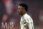 15.04.2026,  Fussball UEFA Championsleague 2025/2026: Viertelfinale Rückspiel,  FC Bayern München - Real Madrid, in der Allianz-Arena München, Vinicius Junior (Real Madrid) nachdenklich 
