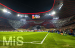15.04.2026,  Fussball UEFA Championsleague 2025/2026: Viertelfinale Rückspiel,  FC Bayern München - Real Madrid, in der Allianz-Arena München, Fanchoreografie der Südkurve. Alles in unserer Hand.