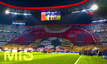 15.04.2026,  Fussball UEFA Championsleague 2025/2026: Viertelfinale Rückspiel,  FC Bayern München - Real Madrid, in der Allianz-Arena München, Fanchoreografie der Südkurve. Alles in unserer Hand.