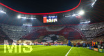15.04.2026,  Fussball UEFA Championsleague 2025/2026: Viertelfinale Rückspiel,  FC Bayern München - Real Madrid, in der Allianz-Arena München, Fanchoreografie der Südkurve. Alles in unserer Hand.