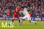 15.04.2026,  Fussball UEFA Championsleague 2025/2026: Viertelfinale Rückspiel,  FC Bayern München - Real Madrid, in der Allianz-Arena München, v.li:  Luis Diaz (FC Bayern München) gegen Eder Militao (Real Madrid) 