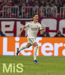15.04.2026,  Fussball UEFA Championsleague 2025/2026: Viertelfinale Rückspiel,  FC Bayern München - Real Madrid, in der Allianz-Arena München, Arda Güler (Real Madrid) Torjubel 