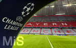 15.04.2026,  Fussball UEFA Championsleague 2025/2026: Viertelfinale Rückspiel,  FC Bayern München - Real Madrid, in der Allianz-Arena München, Das Champions-League-Gate durch das die Mannschaften auf den Platz laufen.