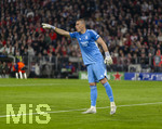 15.04.2026,  Fussball UEFA Championsleague 2025/2026: Viertelfinale Rückspiel,  FC Bayern München - Real Madrid, in der Allianz-Arena München, Torwart Andriy Lunin (Real Madrid) 