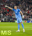 15.04.2026,  Fussball UEFA Championsleague 2025/2026: Viertelfinale Rückspiel,  FC Bayern München - Real Madrid, in der Allianz-Arena München, Torwart Andriy Lunin (Real Madrid) 