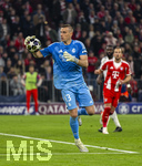 15.04.2026,  Fussball UEFA Championsleague 2025/2026: Viertelfinale Rückspiel,  FC Bayern München - Real Madrid, in der Allianz-Arena München, Torwart Andriy Lunin (Real Madrid) 