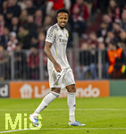 15.04.2026,  Fussball UEFA Championsleague 2025/2026: Viertelfinale Rückspiel,  FC Bayern München - Real Madrid, in der Allianz-Arena München, Eder Militao (Real Madrid) grinst 