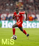 15.04.2026,  Fussball UEFA Championsleague 2025/2026: Viertelfinale Rückspiel,  FC Bayern München - Real Madrid, in der Allianz-Arena München, Dayot Upamecano (FC Bayern München) am Ball 