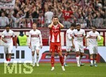 19.04.2026, Fussball Bundesliga 2025/2026, 30.Spieltag, FC Bayern München - VfB Stuttgart, in der Allianz-Arena München,   Hiroki Ito (FC Bayern München) enttäuscht nach dem 0:1



