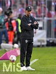 19.04.2026, Fussball Bundesliga 2025/2026, 30.Spieltag, FC Bayern München - VfB Stuttgart, in der Allianz-Arena München,   
Trainer Sebastian Hoeneß (Stuttgart) 

