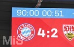 19.04.2026, Fussball Bundesliga 2025/2026, 30.Spieltag, FC Bayern München - VfB Stuttgart, in der Allianz-Arena München,   4:2 nach 90 . Minuten


