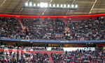 19.04.2026, Fussball Bundesliga 2025/2026, 30.Spieltag, FC Bayern München - VfB Stuttgart, in der Allianz-Arena München, im Oberrang des GästeFan-Blockes fehlen circa 150 Ultras der Stuttgarter Fans, die Plätze sind leer geblieben, weil sie in Polizeigewahrsam sind aufgrund von Ausschreitungen vor dem Stadion.