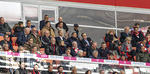 19.04.2026, Fussball Bundesliga 2025/2026, 30.Spieltag, FC Bayern München - VfB Stuttgart, in der Allianz-Arena München, Ehrentribüne, mit: Dieter Hoeness, Ex-Vorstandsvorsitzender Karl-Heinz Rummenigge (FC Bayern München), Ehren-Präsident Uli Hoeneß (FC Bayern München, Hoeness), ROUVEN KASPER (VORSTAND MARKETING UND VERTRIEB, FCB), Sportvorstand Max Eberl (Bayern München), Co-Trainer Benjamin Glück (Nationalmannschaft Deutschland), Trainer Julian Nagelsmann (Nationalmannschaft Deutschland), Antonio Di Salvo (Cheftrainer U21 Deutschland), Präsident Herbert Hainer (FC Bayern), Vorstandsvorsitzender Jan-Christian Dreesen (FC Bayern München), Innenminister Joachim Hermann (Bayern)