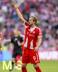 19.04.2026, Fussball Bundesliga 2025/2026, 30.Spieltag, FC Bayern München - VfB Stuttgart, in der Allianz-Arena München, Harry Kane (FC Bayern München) 