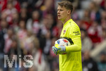19.04.2026, Fussball Bundesliga 2025/2026, 30.Spieltag, FC Bayern München - VfB Stuttgart, in der Allianz-Arena München, Torwart Alexander Nübel (Stuttgart) 