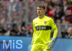 19.04.2026, Fussball Bundesliga 2025/2026, 30.Spieltag, FC Bayern München - VfB Stuttgart, in der Allianz-Arena München, Torwart Alexander Nübel (Stuttgart) 