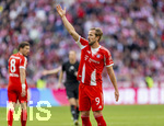 19.04.2026, Fussball Bundesliga 2025/2026, 30.Spieltag, FC Bayern München - VfB Stuttgart, in der Allianz-Arena München, Harry Kane (FC Bayern München) 