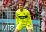 19.04.2026, Fussball Bundesliga 2025/2026, 30.Spieltag, FC Bayern München - VfB Stuttgart, in der Allianz-Arena München, Torwart Alexander Nübel (Stuttgart) 