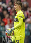19.04.2026, Fussball Bundesliga 2025/2026, 30.Spieltag, FC Bayern München - VfB Stuttgart, in der Allianz-Arena München, Torwart Alexander Nübel (Stuttgart) 
