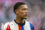 19.04.2026, Fussball Bundesliga 2025/2026, 30.Spieltag, FC Bayern München - VfB Stuttgart, in der Allianz-Arena München, Torwart Leonard Prescott (FC Bayern München) 