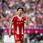 19.04.2026, Fussball Bundesliga 2025/2026, 30.Spieltag, FC Bayern München - VfB Stuttgart, in der Allianz-Arena München, Hiroki Ito (FC Bayern München) 