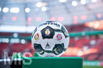 22.04.2026, Fussball DFB-Pokal  2025/2026 Halbfinale, Bayer Leverkusen - FC Bayern München, in der BayArena Leverkusen. Spielball DFB-Pokal, 