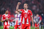 22.04.2026, Fussball DFB-Pokal  2025/2026 Halbfinale, Bayer Leverkusen - FC Bayern München, in der BayArena Leverkusen. Harry Kane (FC Bayern München) freut sich über den Einzug ins Finale, 