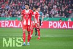 22.04.2026, Fussball DFB-Pokal  2025/2026 Halbfinale, Bayer Leverkusen - FC Bayern München, in der BayArena Leverkusen. Luis Diaz (FC Bayern München)