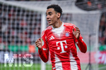 22.04.2026, Fussball DFB-Pokal  2025/2026 Halbfinale, Bayer Leverkusen - FC Bayern München, in der BayArena Leverkusen. Jamal Musiala (FC Bayern München) 