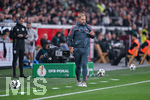 22.04.2026, Fussball DFB-Pokal  2025/2026 Halbfinale, Bayer Leverkusen - FC Bayern München, in der BayArena Leverkusen. Co-Trainer Aaron Danks (FC Bayern München),

