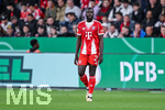 22.04.2026, Fussball DFB-Pokal  2025/2026 Halbfinale, Bayer Leverkusen - FC Bayern München, in der BayArena Leverkusen. Dayot Upamecano (FC Bayern München)  



