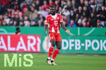 22.04.2026, Fussball DFB-Pokal  2025/2026 Halbfinale, Bayer Leverkusen - FC Bayern München, in der BayArena Leverkusen. Dayot Upamecano (FC Bayern München)  


