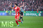 22.04.2026, Fussball DFB-Pokal  2025/2026 Halbfinale, Bayer Leverkusen - FC Bayern München, in der BayArena Leverkusen. Luis Diaz (FC Bayern München)


